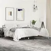 Image de vidaXL Bedframe bewerkt hout metaal bruin eikenkleur 200x200 cm3280066
