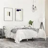 Image de vidaXL Bedframe bewerkt hout metaal grijs sonoma eiken 140x190 cm3280080