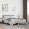 Image de vidaXL Bedframe bewerkt hout metaal grijs sonoma eiken 120x200 cm3280200