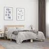 Image de vidaXL Bedframe bewerkt hout metaal sonoma eikenkleurig 90x190 cm3280213