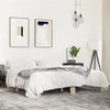 Image de vidaXL Bedframe bewerkt hout metaal sonoma eikenkleurig 200x200 cm3280218