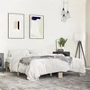 Image de vidaXL Bedframe bewerkt hout metaal sonoma eikenkleurig 150x200 cm3280233