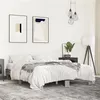 Image de vidaXL Bedframe bewerkt hout metaal grijs sonoma eiken 150x200 cm3280235