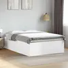 Image de vidaXL Bedframe bewerkt hout wit 135x190 cm3280944