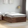 Image de vidaXL Bedframe bewerkt hout bruin eikenkleur 120x190 cm3280957