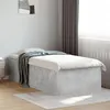 Image de vidaXL Cadre de lit gris béton 75x190 cm bois d'ingénierie, meuble de chambre à coucher, sommier, lit à panneaux, lit, lit 3280982