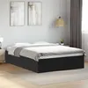 Image de vidaXL Cadre de lit noir 120x190 cm bois d'ingénierie, meuble de chambre à coucher, sommier, lit à panneaux, lit, lit 3281043