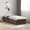 Image de vidaXL Bedframe bewerkt hout bruin eikenkleur 100x200 cm3281055