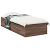 Image de vidaXL Bedframe bewerkt hout bruin eikenkleur 90x200 cm3281062
