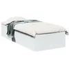 Image de Cadre de lit sans matelas blanc 90x190 cm