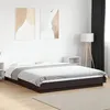 Image de vidaXL Cadre de lit avec lumières LED noir 150x200cm bois d'ingénierie, meuble de chambre à coucher, sommier, lit de 3281092