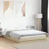 Image de Cadre de lit avec lumières LED sans matelas140x190 cm