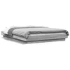 Image de vidaXL Bedframe met LED-verlichting grijs sonoma eiken 120x190 cm3281145