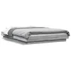 Image de vidaXL Bedframe bewerkt hout grijs sonoma eikenkleurig 135x190 cm3281229