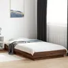 Image de vidaXL Bedframe bewerkt hout bruin eikenkleur 90x190 cm3281244