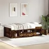 Image de vidaXL Lit de Jour avec Tiroirs, Canapé-lit, Lit de Repos, Meuble de Salon Chambre à Coucher, Moderne, Chêne Fumé 90x190 cm 3280255