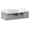 Image de vidaXL Lit de Jour avec Tiroirs, Canapé-lit, Lit de Repos, Meuble de Salon Chambre à Coucher, Moderne, Sonoma Gris 90x190 cm Bois d'Ingénierie