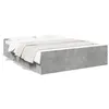 Image de vidaXL Bedframe met lades bewerkt hout betongrijs 160x200 cm3280282