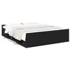 Image de vidaXL Bedframe met lades bewerkt hout zwart 150x200 cm3280287