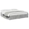 Image de vidaXL Bedframe met lades bewerkt hout betongrijs 180x200 cm3280366