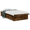 Image de vidaXL Bedframe met lades bewerkt hout gerookt eikenkleurig 90x200 cm3280430