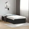 Image de vidaXL Cadre de Lit avec Tiroirs, Sommier à Lattes, Lit Adulte, Lit Simple de Chambre à Coucher Intérieur, Noir 75x190 cm 3280441