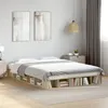 Image de Cadre de lit sans matelas chêne sonoma 160x200 cm