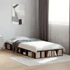 Image de vidaXL Cadre de lit chêne fumé 90x200 cm bois d'ingénierie, lit, lit de rangement, cadre de lit simple, lit simple, meuble 3280521