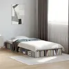 Image de vidaXL Cadre de lit sonoma gris 90x200 cm bois d'ingénierie, lit, lit de rangement, cadre de lit simple, lit simple, meuble 3280522