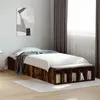 Image de vidaXL Cadre de lit chêne fumé 90x190 cm bois d'ingénierie, lit, lit simple, lit de rangement, sommier, meubles de chambre, 3280619