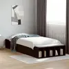 Image de vidaXL Cadre de lit noir 75x190 cm bois d'ingénierie, lit, lit simple, lit de rangement, sommier, meubles de chambre, cadre 3280623