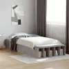 Image de vidaXL Cadre de lit gris béton 75x190 cm bois d'ingénierie, lit, lit simple, lit de rangement, sommier, meubles de chambre, 3280625