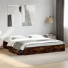 Image de vidaXL Bedframe met lades bewerkt hout gerookt eikenkleurig 200x200 cm3280633