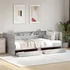 Image de vidaXL Lit de Jour avec Tiroirs, Canapé-lit avec Rangement, Lit d'Invité, Meuble de Salon Chambre à Coucher, Moderne, Sonoma 3280865