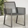 Image de Lot de 2 chaise vidaxl exterieur non empilable non pliable H. 93 cm en resine tressee noir