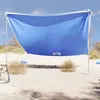Image de Auvent de plage avec ancres de sable bleu 304x300 cm