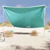 Image de Auvent de plage avec ancres de sable vert 304x300 cm