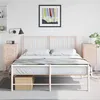 Image de vidaXL Tables de chevet 2 pcs rose 36x39x78 cm acier, armoire, armoire latérale, meuble de chambre à coucher, table de 846581