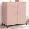 Image de vidaXL Buffet, Armoire avec Porte, Placard avec Rangement, Organisateur de Salle de Séjour Salon Maison Intérieur, Rose 846657