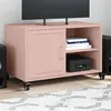 Image de vidaXL Meuble TV, Armoire de Télévision avec Étagères, Support Télé avec Rangement Salon Salle de Séjour, Rose 68x39x43,5 cm 846669