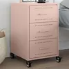 Image de vidaXL Table de chevet rose 36x39x59 cm acier 846729