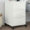 Image de vidaXL Table de chevet blanc 36x39x59 cm acier 846733
