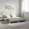 Image de vidaXL Bedframe met hoofdbord massief grenenhout 200x200 cm3281555