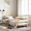 Image de vidaXL Cadre de lit avec tête de lit 90x200 cm bois de pin massif, lit, meuble de chambre à coucher, lit en bois, lit 3281574