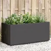 Image de vidaXL Jardinière, Lit Surélevé, Bac à Fleurs, Pot de Plantes, Boîte à Fleurs Jardin Patio Terrasse Arrière-cour Extérieur, 368777