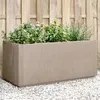 Image de Jardinière marron clair 80x36x35 cm PP