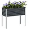 Image de vidaXL Jardinière anthracite 100x45x90 cm acier, jardinière d'extérieur, bac à fleurs, bac à tomates 4008972