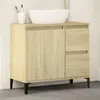 Image de VidaXL Armoire de Salle de Bain, Meuble de Rangement avec Tiroirs et Compartiment, Organisateur de Toilette Maison 847405