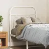 Image de vidaXL Hoofdbord 75 cm metaal wit377192