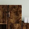Image de vidaXL Armoire murale chêne fumé 30x42,5x40 cm bois d'ingénierie 846093